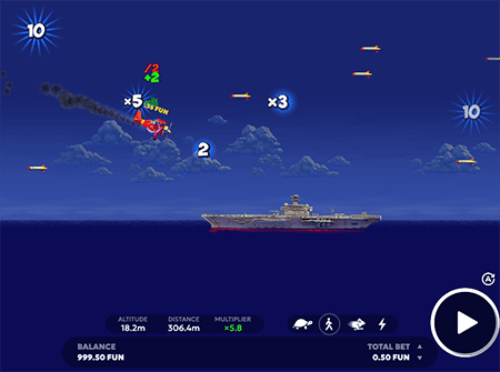 Выбор ставки в Aviamasters — Bgaming